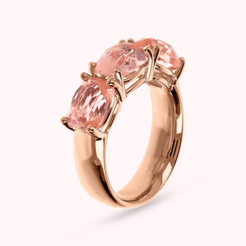 Bronzallure - Anello Riviera con Prisma Gem Taglio Mosaico - WSBZ02358.CHAMP-18