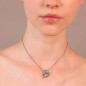 Bronzallure - Collana con Pendente Trilogy in Prisma Gem Taglio Mosaico - WSBZ02319.GA-AM