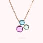 Bronzallure - Collana con Pendente Trilogy in Prisma Gem Taglio Mosaico - WSBZ02319.GA-AM