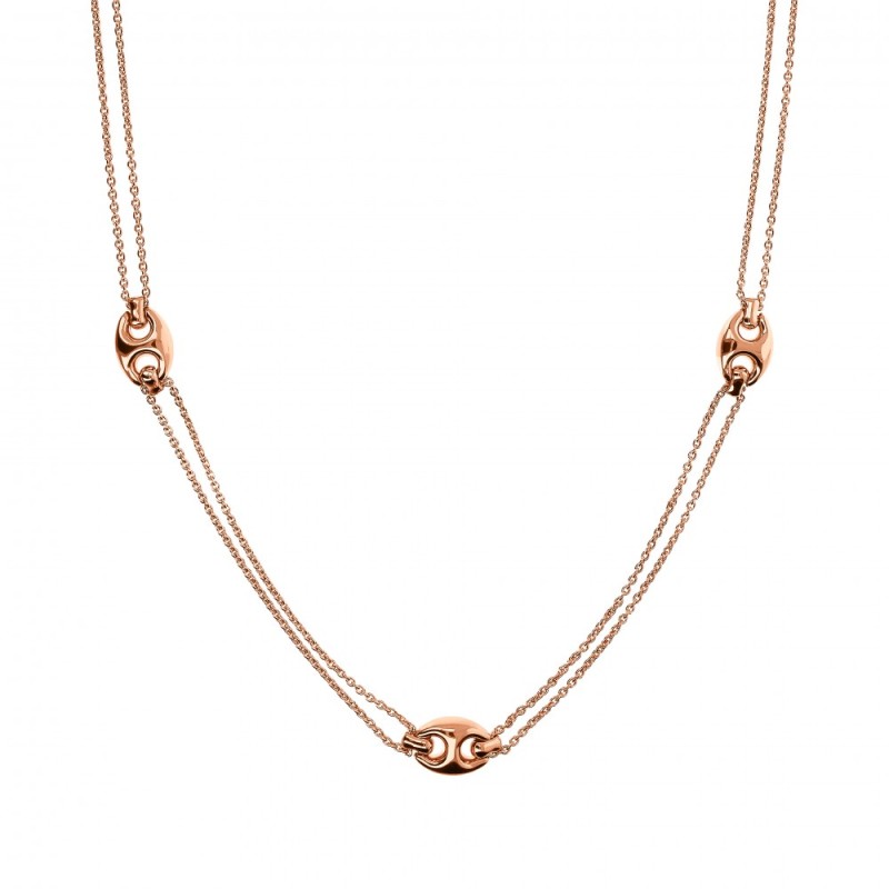 Bronzallure - Collana Purezza lunga doppia catena Rolo - WSBZ02402.R