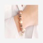 Bronzallure Bracciale Torchon con Perle